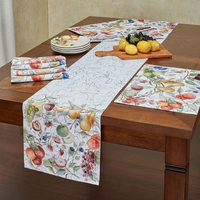 In the Orchard Fruit Table Runner Multi Bright, 13 x 72, Multi Bright