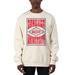 Men's Uscape Apparel Cream Gonzaga Bulldogs Premium Heavyweight Pullover Sweatshirt