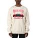 Men's Uscape Apparel Cream Northeastern Huskies Premium Heavyweight Pullover Sweatshirt