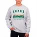 Men's Uscape Apparel Heather Gray Ohio Bobcats Premium Heavyweight Pullover Sweatshirt