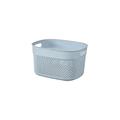 Contenitore kis filo baskets xs stone blu cm23,5x17,5x12h