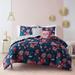 Mudd 5-Piece Reversible Comforter Set, 1 Quilt, 2 Pillows, 2 Shams, Full/Queen Microfiber Comforter Set | Twin | Wayfair TARPRO21B109