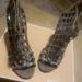 Michael Kors Shoes | Michael Kors Crystallized Gladiator Heel Size 7 | Color: Cream | Size: 7