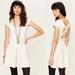 Free People Dresses | Free People Dress Ivory Cross-Back Skater Dress | Color: White | Size: S