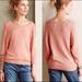 Anthropologie Sweaters | Anthropologie Moth Pink Wool Blend Pom Pom Sweater | Color: Pink | Size: S