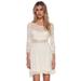 Free People Dresses | Free People Lace Cream Dress | Color: Cream | Size: M