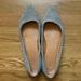 J. Crew Shoes | J.Crew Gray Suede Studded Pointed Toe Flats Size 7 | Color: Gray | Size: 7