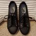 Vans Shoes | Euc Black Lace-Up Van's Women's Size 8.5 | Color: Black | Size: 8.5