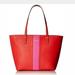 Kate Spade Bags | Kate Spade Cedar Street Racing Stripe Large Harmony Tote Like New | Color: Pink/Red | Size: Large