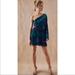 Free People Dresses | Free People Ariana One Shoulder Blue Tie Dye Mini Dress | Color: Blue | Size: 0