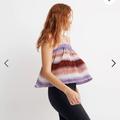 Madewell Tops | Madewell Texture & Thread Micropleat Tank Top In Ombr Rainbow Xs | Color: Purple | Size: Xs