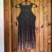 American Eagle Outfitters Dresses | American Eagle Charcoal Dress With Rose Gold Glitter | Color: Gold/Gray | Size: 6