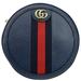 Gucci Bags | Gucci Ophidia Mini Gg Round Web Monogram Leather Backpack Bag Blue | Color: Blue | Size: Os