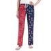 Women's Navy/Red Boston Red Sox Breakthrough Split Design Knit Sleep Pants