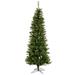 Vickerman 18312 - 6.5' x 32" Artificial Salem Pencil Pine 200 Italian LED Warm White Lights Christmas Tree (A103066LED)