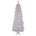 Vickerman 18357 - 9.5' x 44" White Salem Pencil Pine 450 Italian LED Warm White Lights Christmas Tree (A103286LED)