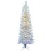 Vickerman 18390 - 6' x 29" Crystal White Spruce Pencil 200 Italian LED Warm White Lights Christmas Tree (A104061LED)