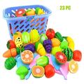 Toys 50% Off Clearance!Tarmeek Kids Pretend Play Kitchen Accessories Toys Kids Pretend Role Play Kitchen Fruit Vegetable Food Toy Cutting Set Gift Birthday Gifts for Kids