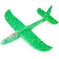 SHCKE 18.8 Large Throwing Foam Plane 2 Flight Mode Foam Glider Toys with LED Light Hand Throwing Planes Outdoor Sports Toys Birthday Gifts for 3 4 5 6 7 8 9 Years Old Boy and Girls