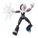 Marvel Spider-Man Bend and Flex 6-In Ghost-Spider Figure with Web Accessory