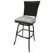 Outdoor Patio Extra Tall Spectator Swivel Armless Bar Stool 35 - Erin