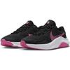 Fitnessschuh NIKE "LEGEND ESSENTIAL 3", Gr. 38,5, schwarz-weiß (schwarz, pinksicle, particle, grau), Textil, sportlich, Schuhe
