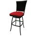 Outdoor Patio Extra Tall Spectator Swivel Armless Bar Stool 35 - Erin