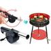Portable Mini Hand Crank Fan Air Blower Manual Grill Fire Starter Flame Exciter for BBQ Picnic Outdoor Camping Hiking Cooking Tool