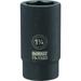 DeWalt DWMT75132OSP Impact Socket 1-1/4 Inch Socket 3/4 Inch Drive 6-Point CR-440 Steel Black Oxide Each