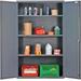 Quantum Storage QSC-3IS Gray Plastic Storage Bin Security Cabinets - 36 x 24 x 72 in.