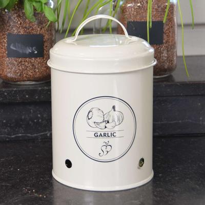 Garlic Storage Tin