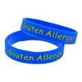 Bracelet en silicone anti-allergique SACGluten pour enfants rappel 03 taille 1 PC