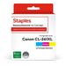 Staples Remanufactured Tri-Color High Yield Ink Cartridge Replacement for Canon CL-261 XL