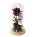 KI-8jcuD Rose Cover Glow-In-The-Dark A Glass LED Is Day Gift Valentine s Gift Artificial flowers Flower Vases