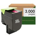 Remanufactured Print.Save.Repeat. Lexmark 801HM Magenta High Yield Toner Cartridge for CX410 CX510 [3 000 Pages]