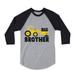 Tstars Boys Big Brother Shirt Big Brother Gift for Tractor Loving Birthday Graphic Tee Pregnancy Announcement Big Bro Gifts for Brother Toddler 3-4 Sleeve Baseball Jersey Shirt