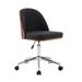 Porthos Home Cris Fabric Upholstered Office Chair with Chrome Base