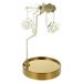 1Pc Candle Holder Stainless Steel Candle Stand Candlestick Hotel Home Decor (Golden)