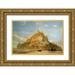 Roberts David 18x13 Gold Ornate Wood Framed with Double Matting Museum Art Print Titled - Mont St Michel From The Sands