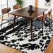 SAFAVIEH Soho Alura Abstract Wool Area Rug Black/White 6 x 9