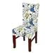 DYstyle Stretch Floral Print Short Dining Room Chair Slipcover