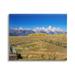 Stupell Industries Panoramic Mountain Peaks Countryside Fence Grassland Field Canvas Wall Art 20 x 16 Design by Daniel Sproul