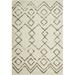 Loomaknoti Taytum Rocey 4 x 6 Ivory Geometric Indoor Area Rug