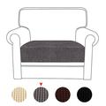 Willstar 1/2/3 Seater Waterproof Sofa Cushion Cover Elastic Polar Fleece Sofa Mat Seat Cushion Cover Home Indoor Furniture Decor (Chair Cushion Cover)