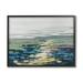 Stupell Industries Vivid Sea Water Ocean Surface Ripples Collage Painting Black Framed Art Print Wall Art Design by Stacy Gresell