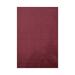 Furnish my Place Modern Plush Solid Color Rug - Cranberry 7 x 20 Pet and Kids Friendly Rug. Made in USA Rectangle Area Rugs Great for Kids Pets Event Wedding