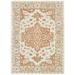 HomeRoots 395916 9 x 12 ft. Orange & Ivory Medallion Area Rug