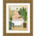 Popp Grace 12x14 Gold Ornate Wood Framed with Double Matting Museum Art Print Titled - Bathtub Oasis I