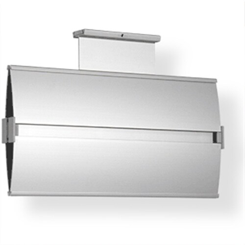 Schild Elegantes Leitsystem, Ausführung Deckenmontage, Alu, eloxiert, 297x148 mm Image