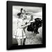 Hollywood Photo Archive 15x18 Black Modern Framed Museum Art Print Titled - Doris Day with a Thanksgiving Turkey